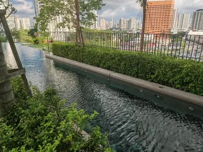 a body of water with a city in the background at 1-4pax, Spacious Studio, Jalan Ipoh KL The Pano in Kuala Lumpur
