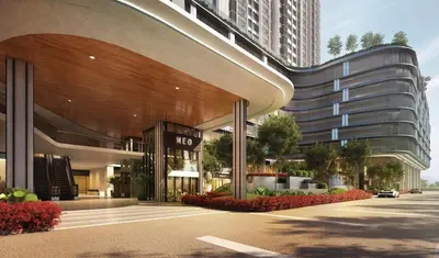 a rendering of a building in a city at Couple Studio Suite A28 07 Trion KL in Kuala Lumpur