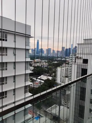 a view of a city from a building at Condo in Jalan Ampang- near KLCC IJN Gleneagles HKL TRX in Kuala Lumpur
