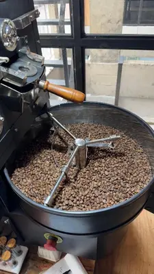 a large pot of coffee sitting on a table at Mingle Lekiu in Kuala Lumpur