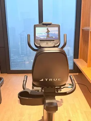 a tv sitting on top of a office chair at Luxury Suites Lucentia Residence KLCC at BBCC in Kuala Lumpur