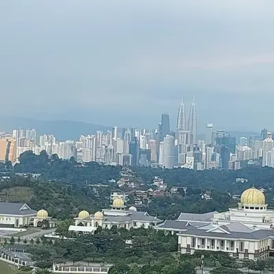 a view of a city with buildings in the background at Damas Plaza-Hartamas in Kuala Lumpur