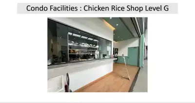 a view of a dining room with a chicken rice shop lobby at The Colony By Infinitum Studio Room I in Kuala Lumpur