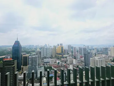 a view of a city with tall buildings at Colony Infinitum KualaLumpur by FR in Kuala Lumpur