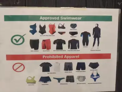 a sign with a bunch of different types of clothes at The Colony By Infinitum D in Kuala Lumpur