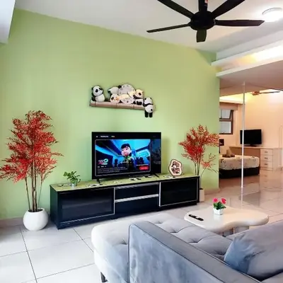 Suasana Bukit Ceylon with Panda Themes KL Tower View