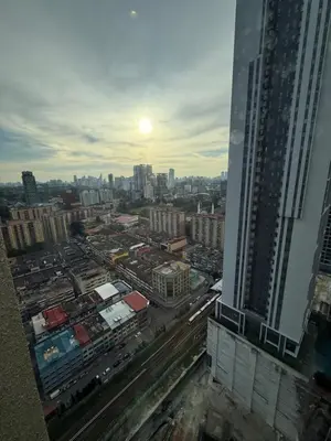 a view of a city from a tall building at Lucentia Residence Skyline KL Stay in Kuala Lumpur