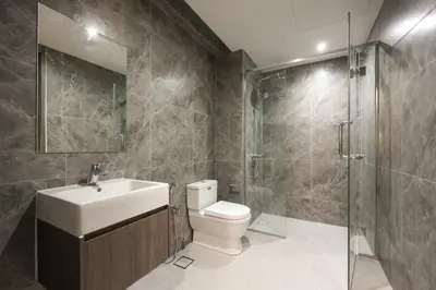 a bathroom with a toilet and a sink and a shower at Agile Bukit Bintang By NexxField in Kuala Lumpur