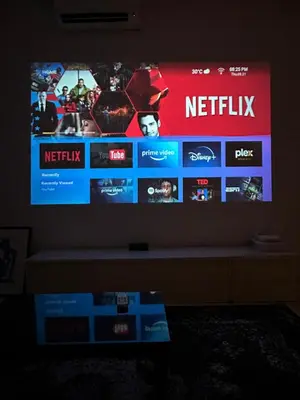 a television screen with a netflix website on it at KLCC Marc Residence by Sadz in Kuala Lumpur