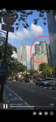 a view of a city street with cars and buildings at Z-Home-skysuite \u4e24\u623f\u4e24\u536b in Kuala Lumpur