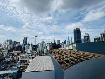a view of a city from the roof of a building at Fairlane Bukit Bintang by Lily in Kuala Lumpur