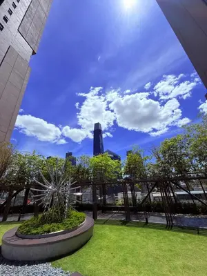 a view of the city skyline from a park at Luxury Axon Residence Bukit Bintang KLCC Pavilion By EQZ in Kuala Lumpur