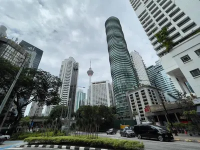 a view of a city with tall buildings at VORTEX SUITES KLCC By SKYLINE in Kuala Lumpur