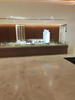 a lobby of a building with a large room at Quill Kuala Lumpur Suites KLCC in Kuala Lumpur