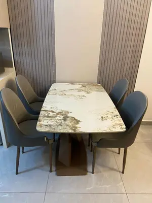 a table and chairs in a waiting room at Agile Heaven Luxury Suite bukit bintang in Kuala Lumpur