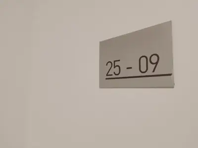 a digital clock on a wall with the time twenty nine at Mix Home At Chamber Residence in Kuala Lumpur