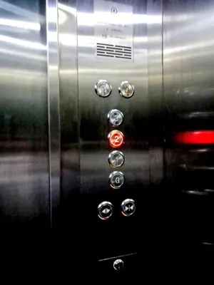 a close up of the door of a subway train at Eazy Hotel at Ampang in Batu Empat