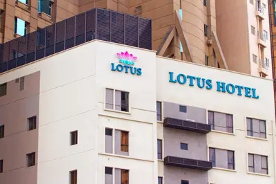 a building with the louis hotel sign on it at Lotus Hotel Masjid India in Kuala Lumpur