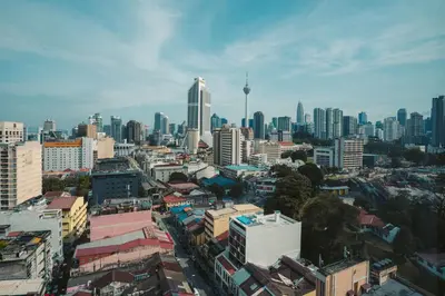a view of a city with tall buildings at Four Points by Sheraton Kuala Lumpur, Chinatown in Kuala Lumpur