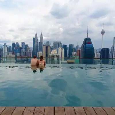 KLCC Regalia Suites Infinity Pool Kuala Lumpur
