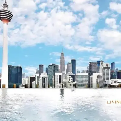 Ceylonz Suites KL Studio near Bukit Bintang - Living Signature