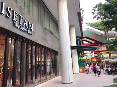 a shopping mall with people walking in front of it at FAIRLANE 2mins walk to Bukit Bintang BEST SUNSET view 2BR 8-1 WIFI 100mbps in Kuala Lumpur