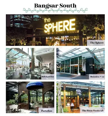 a collage of four pictures of a store at The Luxmi - Bangsar Trade Centre in Kuala Lumpur