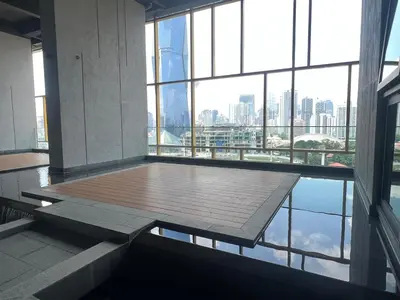 a large room with a view of the city at Merdeka Tower 118 Chinatown TRX at Opus in Kuala Lumpur