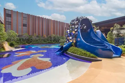 a water slide at a water park at M Resort & Hotel Kuala Lumpur in Kuala Lumpur