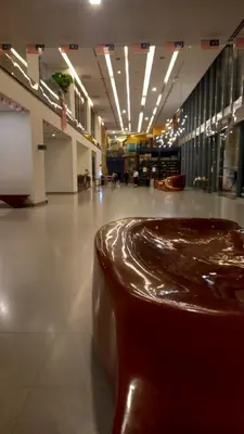 a large lobby with a large empty floor at CUSHY APARTMENT at KLCC in Kuala Lumpur