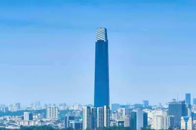 a tall building in the middle of a city at Flexi check in 10min to KLCC next to Hospital Gleneagle in Kuala Lumpur