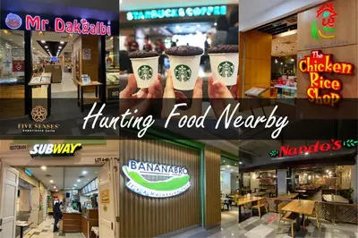 a collage of photos of a shopping mall at UNA Serviced Apartment, Sunway Velocity Kuala Lumpur in Kuala Lumpur