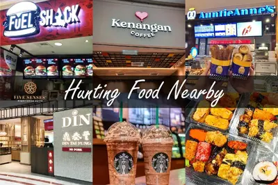 a collage of photos of a food store at Scarletz Suites Kuala Lumpur, Five Senses in Kuala Lumpur