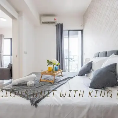 Cozy Oasis near Ikea TRX Mall King Size Bed 100mb