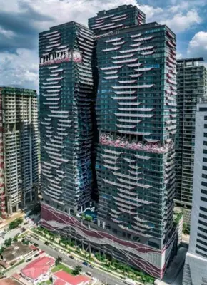 a view of a tall building in a city at Arte Plus AMPANG by Zzzayn in Batu Empat