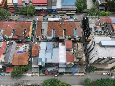 an overhead view of a city with buildings at RS Suites In Bukit Bintang in Kuala Lumpur