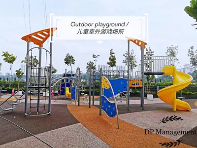 a playground for children in a park at Mid Valley - Vivo Residence Center Of KL 6-8Pax in Kuala Lumpur