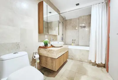 a bathroom with a sink and a toilet and a tub at 1-6px Bukit Bintang 1min walk to Lot10 Pavilion in Kuala Lumpur