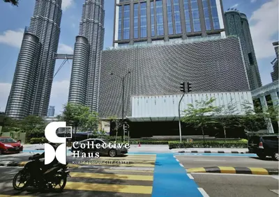 a view of a city with tall buildings at Tropicana Residence Kuala Lumpur by Collective Haus in Kuala Lumpur