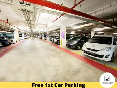 a large parking garage with cars parked in it at Pacific Homestay Petaling Jaya @ 1 Utama and Universiti Malaya in Petaling Jaya